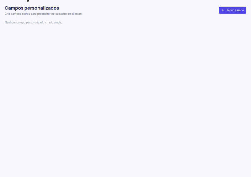 GIF: criando o campo CNPJ do tipo Texto